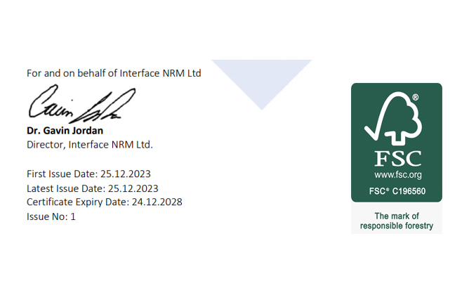 Our FSC® Certification
